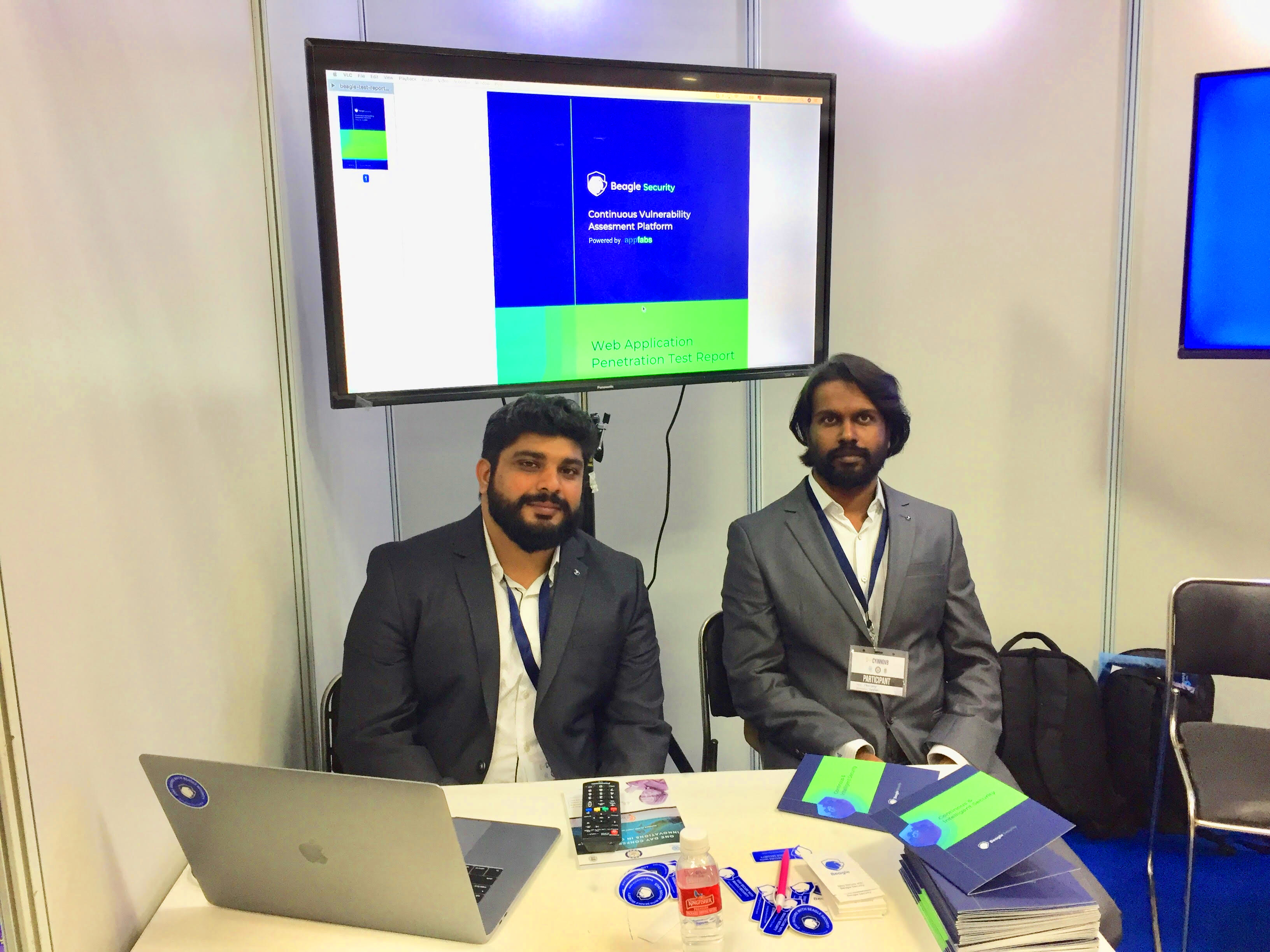 Appfab's stall for Beagle Security